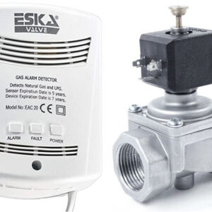 Kit detector gaz cu electrovalva 1''